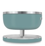 Smeg ksc01egmww báscula de cocina verde claro, acero inoxidable encimera alrededor báscula electrónica de cocina