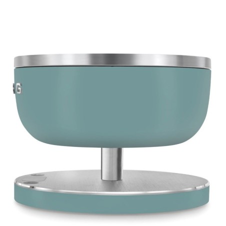 Smeg ksc01egmww báscula de cocina verde claro, acero inoxidable encimera alrededor báscula electrónica de cocina