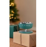Smeg ksc01egmww báscula de cocina verde claro, acero inoxidable encimera alrededor báscula electrónica de cocina