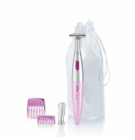Recortadora braun silk-epil 3 en 1 fg1100 rosa cabezal alta precisión cabezal fino 2 peines de recorte 1*aaa