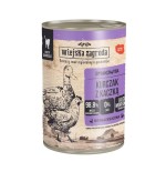 Wiejska zagroda - kurczak z kaczka - mokra karma dla kota - 400g
