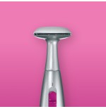 Recortadora braun silk-epil 3 en 1 fg1100 rosa cabezal alta precisión cabezal fino 2 peines de recorte 1*aaa