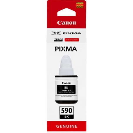 Botella de tinta original canon gi-590 negra
