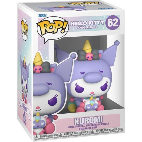 Figura pop sanrio hello kitty kuromi