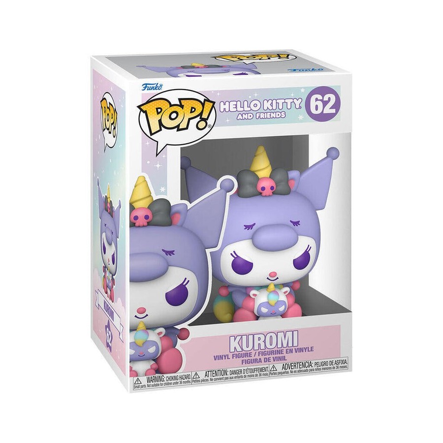 Figura pop sanrio hello kitty kuromi