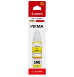 Botella tinta amarilla canon gi-590 70ml compatible según especificaciones
