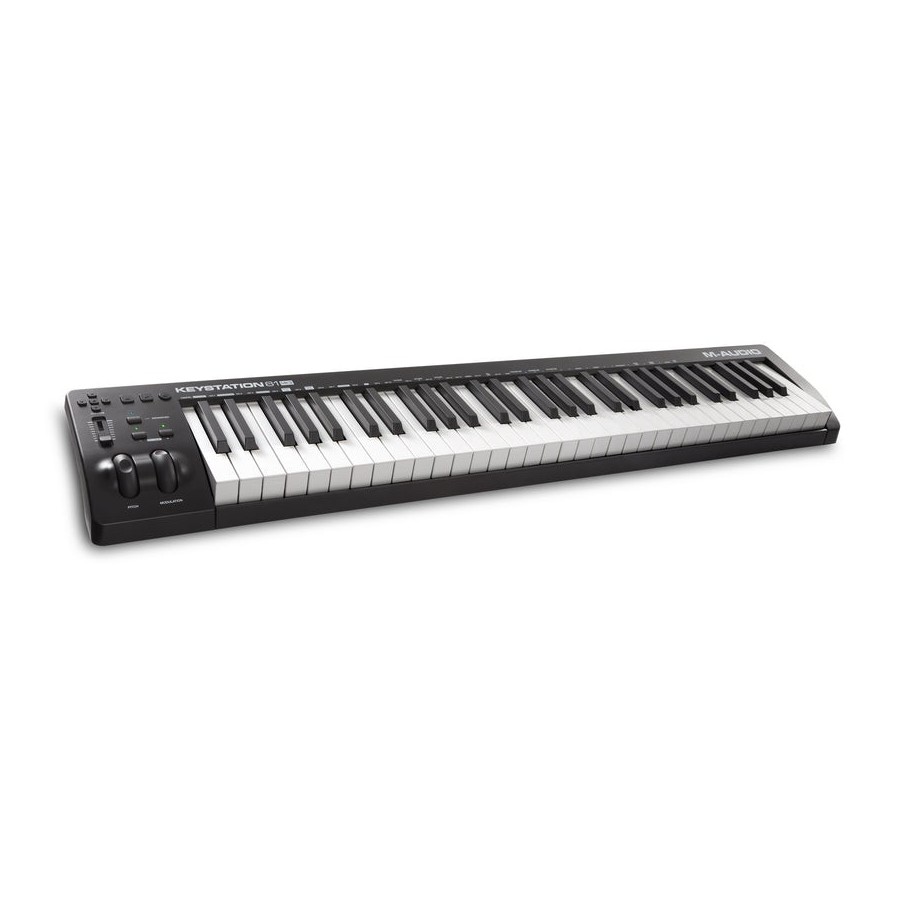 M-audio keystation 61 mk3 teclado midi 61 llaves usb negro, blanco