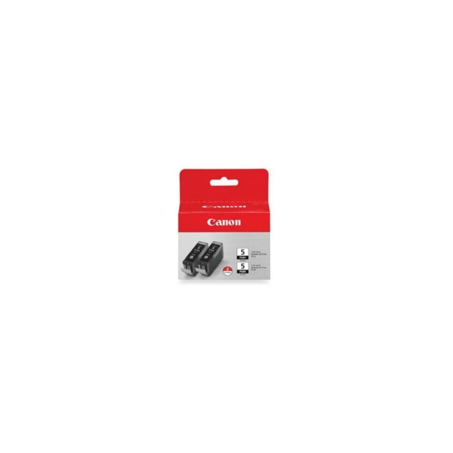 Tinta original multipack 2 cartuchos negra canon pgi-5bk 26ml 5bk