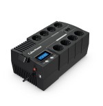 Sai línea interactiva cyberpower br1200elcd 1200va-720w 8 salidas formato bloque