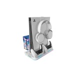 Soporte multifunción rgb para ps5 mars gaming mps5-b2 blanco