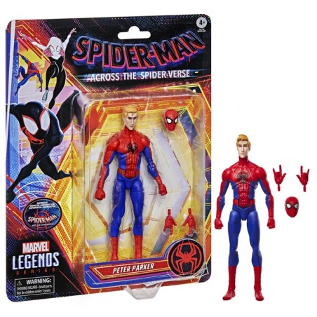 Figura hasbro marvel legends series spider man across the spider verse peter parker