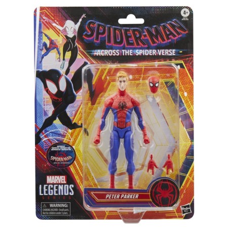 Figura hasbro marvel legends series spider man across the spider verse peter parker