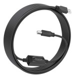 Cable usb 2.0 aisens con amplificador tipo a/m-b/m, negro, 10m