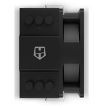 Ventilador cpu nox hummer h-903 negro