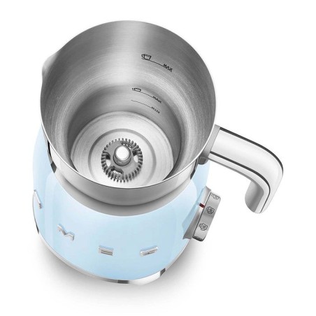 Smeg mff11pbeu espumador o calentador de leche automático azul