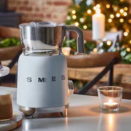 Smeg mff11pbeu espumador o calentador de leche automático azul