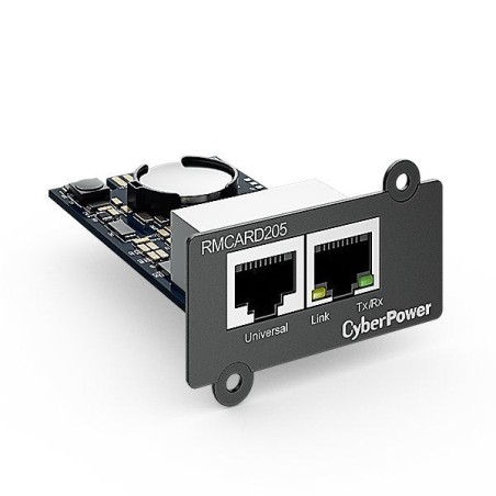 Tarjeta gestión remota cyberpower rmcard205 rj45 compatible con envirosensor