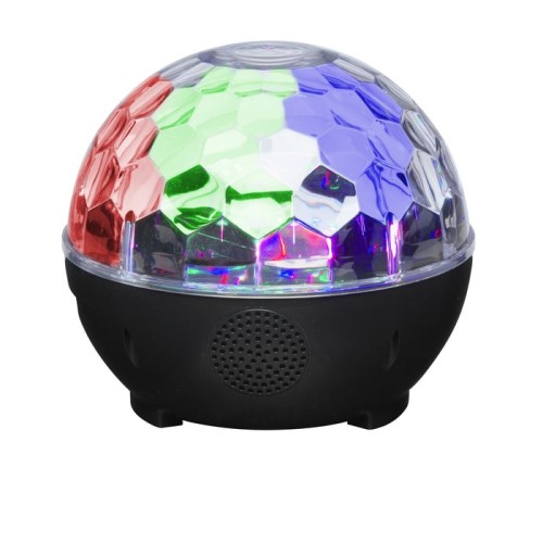 Altavoz portátil denver con efecto luz de discoteca btl-65