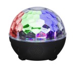 Altavoz portátil denver con efecto luz de discoteca btl-65
