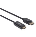 Cable manhattan  displayport a hdmi 1080p