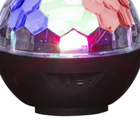 Altavoz portátil denver con efecto luz de discoteca btl-65