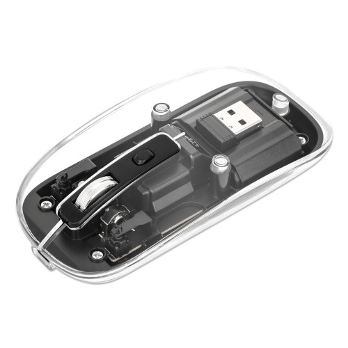 Ratón manhattan 190268 universal ambidextro rf inalámbrico óptico 1600 dpi