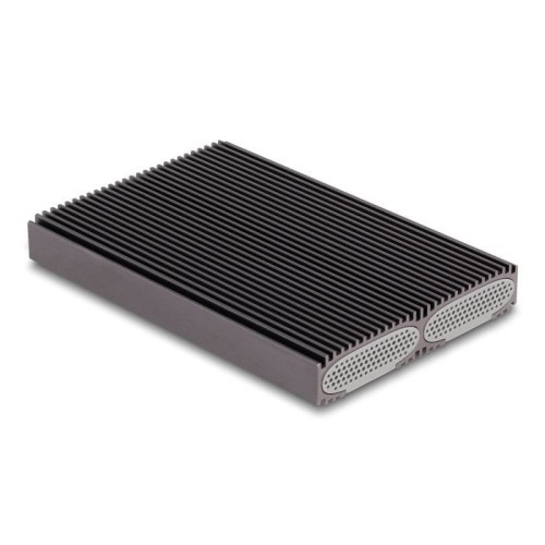 Delock 42028 caja externa usb type-c dual combo para 2 x ssd m.2 nvme pcie o sata - sin herramientas