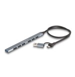 Hub delock 7 port slim usb con usb type-c oder usb typ-a