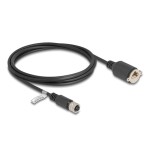Delock m12 cable d-kodiert 4 pin hembra a rj45 hembra cat.5e ftp 2 m negro
