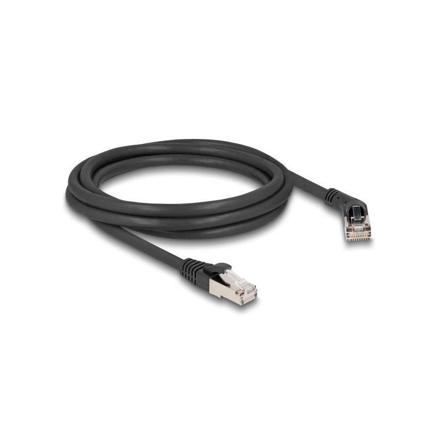 Delock rj45 cable de red cat.6a s/ftp macho a macho gerade 2 m negro