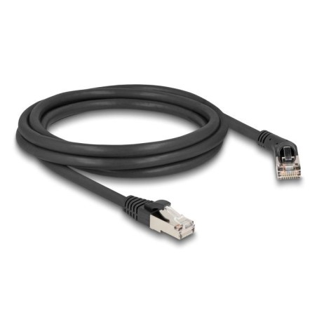 Delock rj45 cable de red cat.6a s/ftp macho a macho gerade 2 m negro