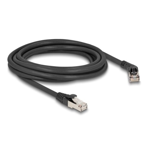 Delock rj45 cable de red cat.6a s/ftp macho 45° nach rechts angular