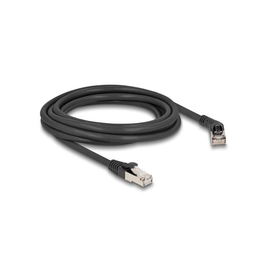 Delock rj45 cable de red cat.6a s/ftp macho 45° nach rechts angular