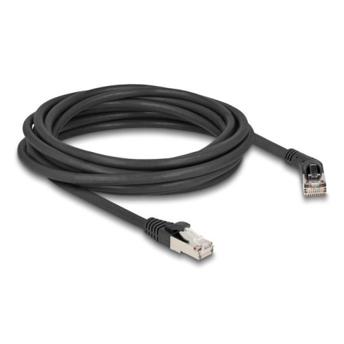 Delock rj45 cable de red cat.6a s/ftp macho 45° nach rechts