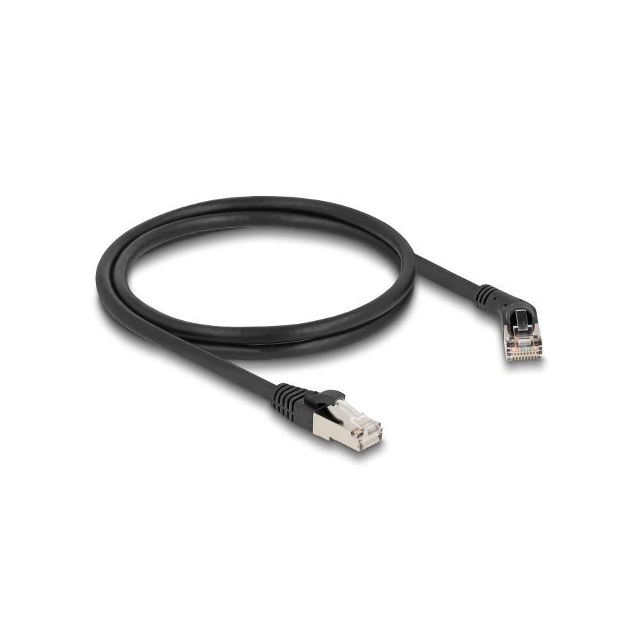 Delock rj45 cable de red cat.6a s/ftp macho a macho gerade 1 m negro