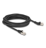 Delock rj45 cable de red cat.6a s/ftp macho a macho gerade 5 m negro