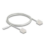 Delock rj45 cable de red cat.6 utp ultra slim 1 m gris con kurzen machon