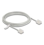 Delock rj45 cable de red cat.6 utp ultra slim 3 m gris con kurzen machon