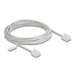Delock rj45 cable de red cat.6 utp ultra slim 5 m gris con kurzen machon