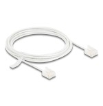 Delock rj45 cable de red cat.6 utp ultra slim 3 m blanco con kurzen machon