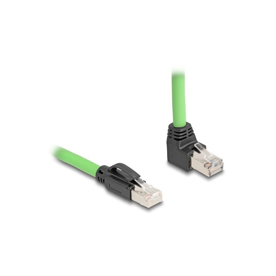 Delock rj45 cable de red cat.6a macho a macho oben angular