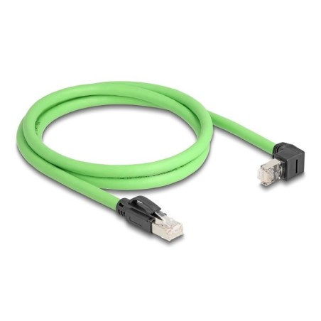 Delock rj45 cable de red cat.6a macho a macho oben angular