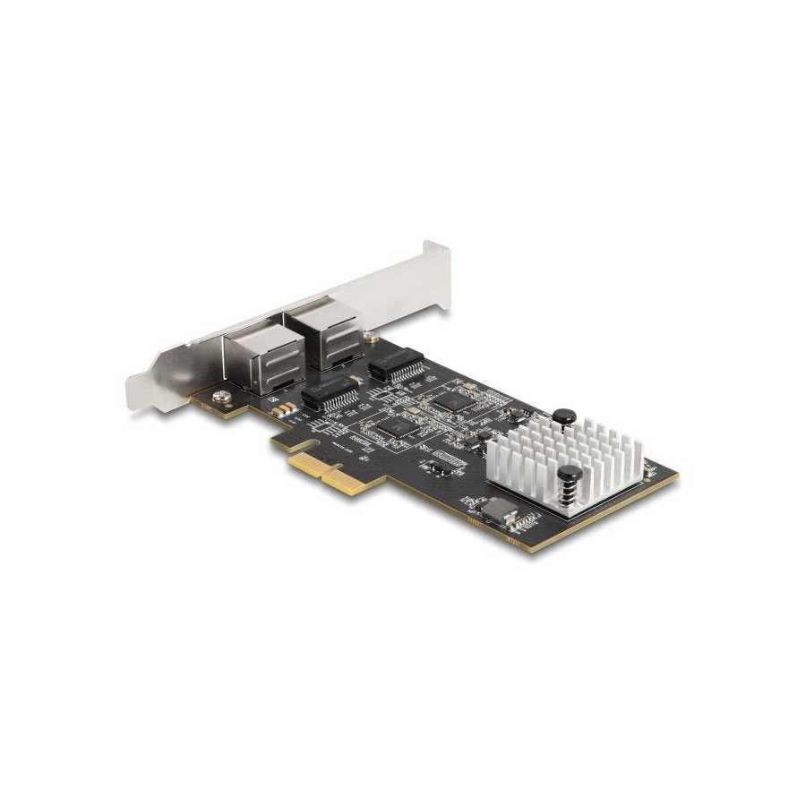 Delock pci express x2 tarjeta a 2 x rj45 5 gigabit lan rtl8126