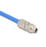 Delock m12 macho 8 pin x-kodiert feldkonfektionierbar cat.6a