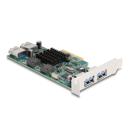 Delock pci express x4 tarjeta a 2 x extern usb 5 gbps typ-a +