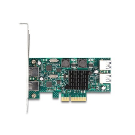 Delock pci express x4 tarjeta a 2 x extern usb 5 gbps typ-a +
