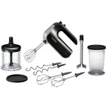 Batidora bosch mfq4885 handmixer-set negro/chrome