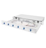 Digitus caja de empalme de fibra óptica, equipada, lc, os2 - 1u - 19"