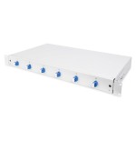 Digitus caja de empalme de fibra óptica, equipada, lc, os2 - 1u - 19"