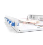 Digitus caja de empalme de fibra óptica, equipada, lc, os2 - 1u - 19"
